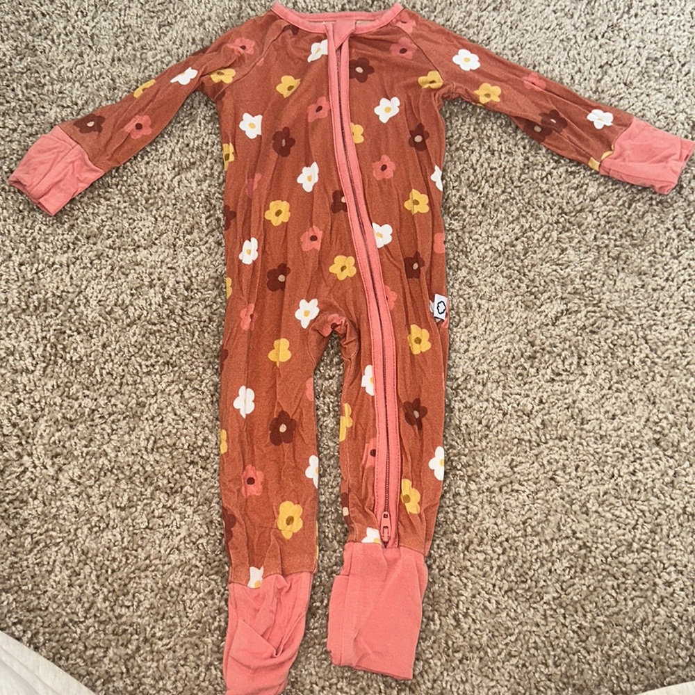 Baby zip Footie